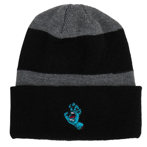 Santa Cruz Screaming Hand Beanie Black Grey