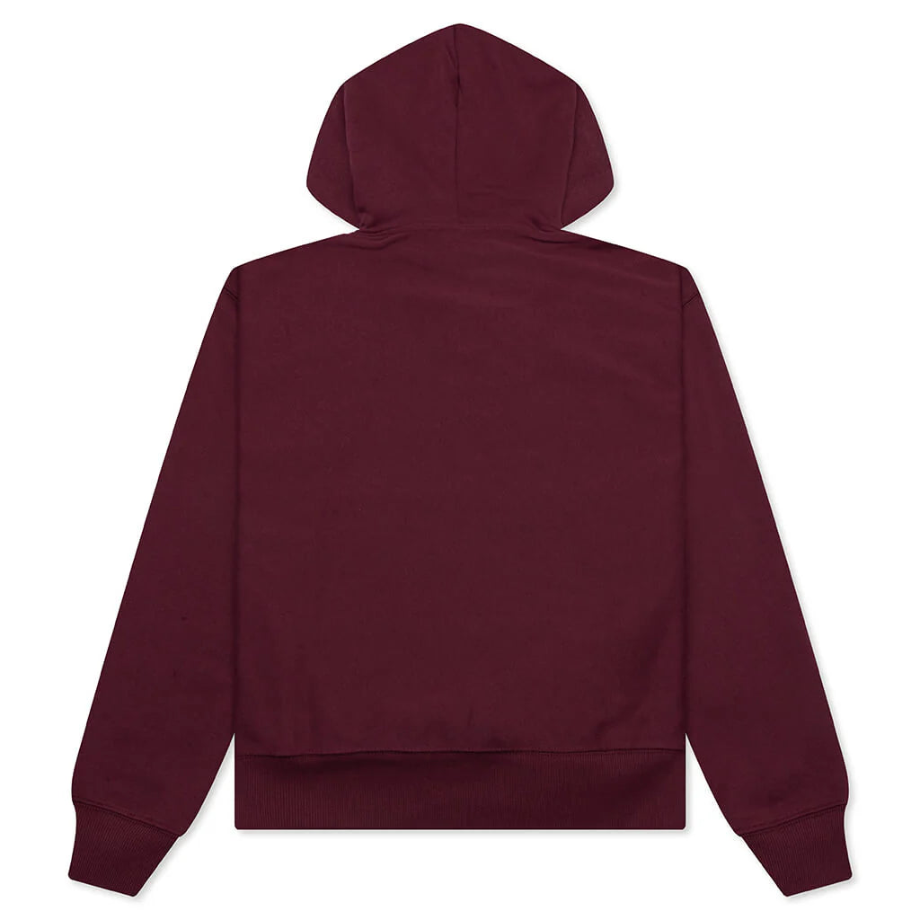 Worldwide Dot Hoodie Wine