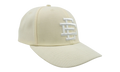 6 PANEL STRUCTURED SNAPBACK "Cream/White" EE440