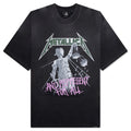 Metallica Justice S S T Shirt Stained Black