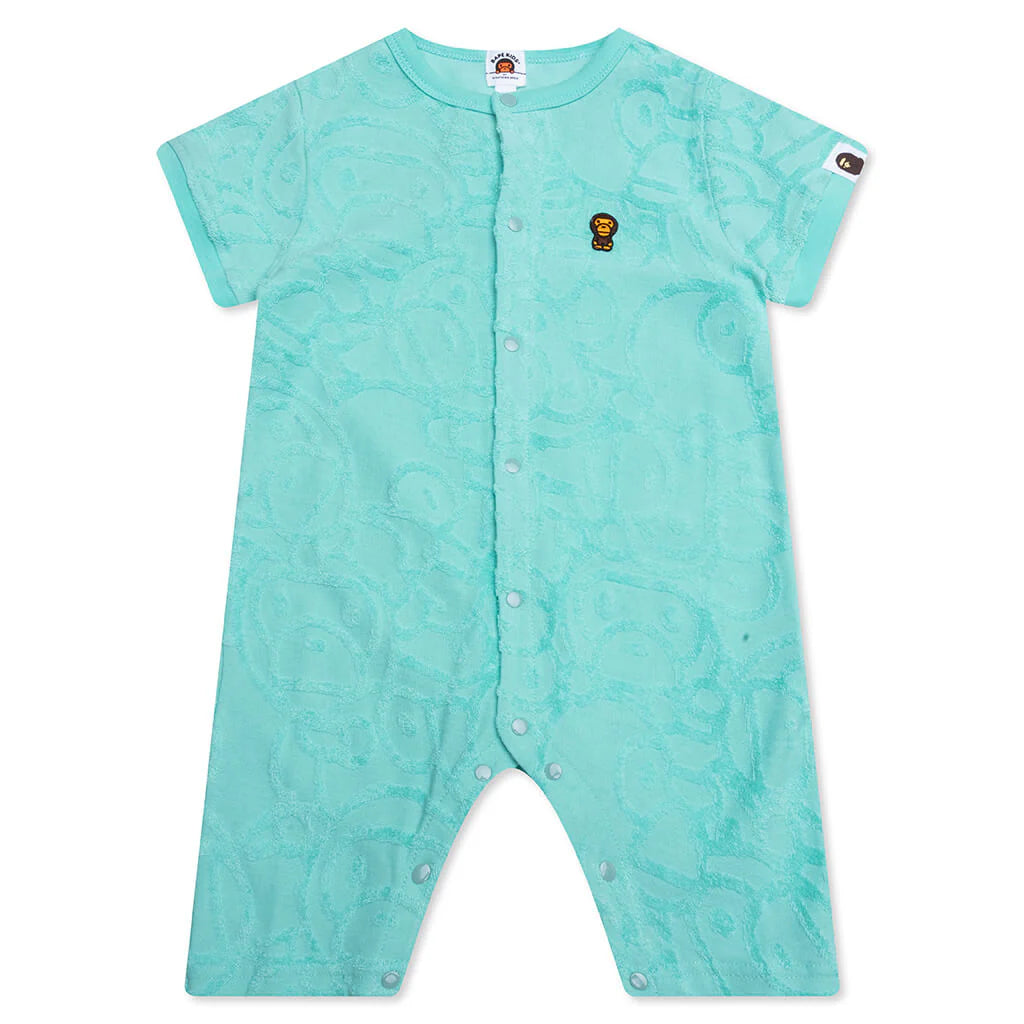 Infants All Baby Milo Pile Rompers Green