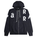 Word Salad Zip Hooded Sweatshirt Dark Navy
