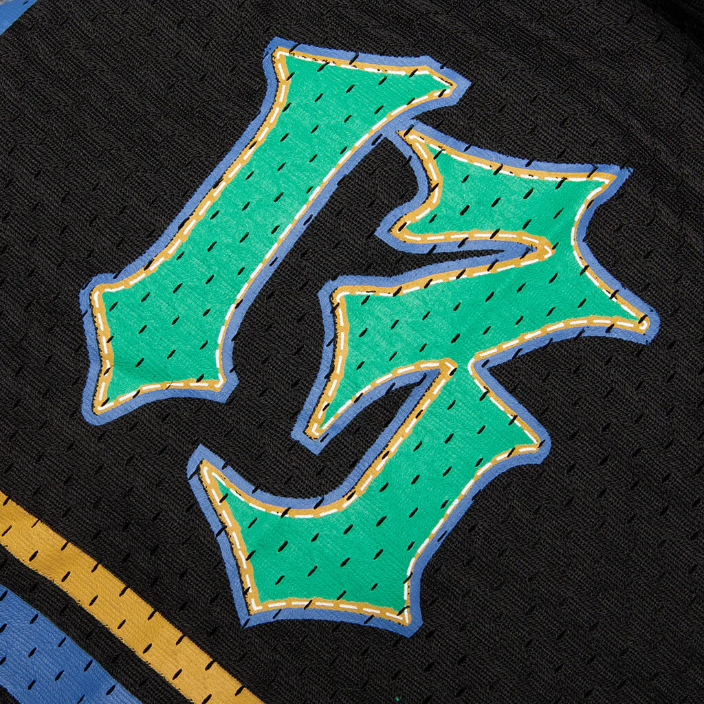 First Down Jersey Black Yellow Blue