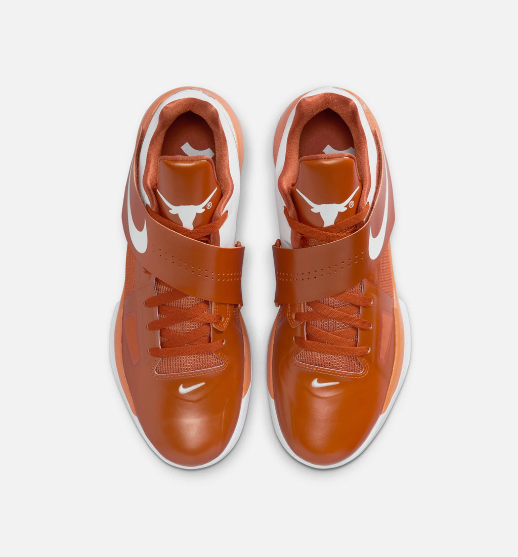 Zoom KD 4 Texas Longhorns Mens Lifestyle Shoe Desert Orange White