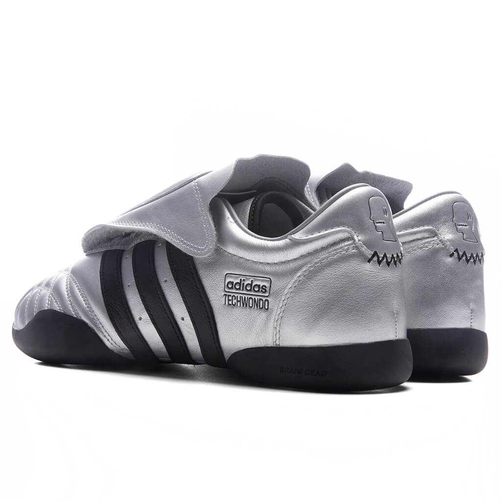 adidas Originals x Brain Dead Techwondo Silver Metallic Core Black Cloud White
