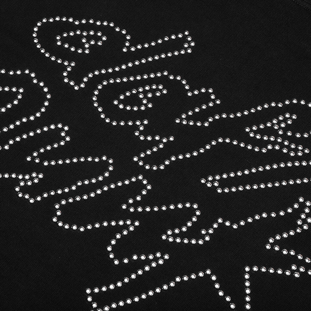 Lucky Studded Hoodie Black