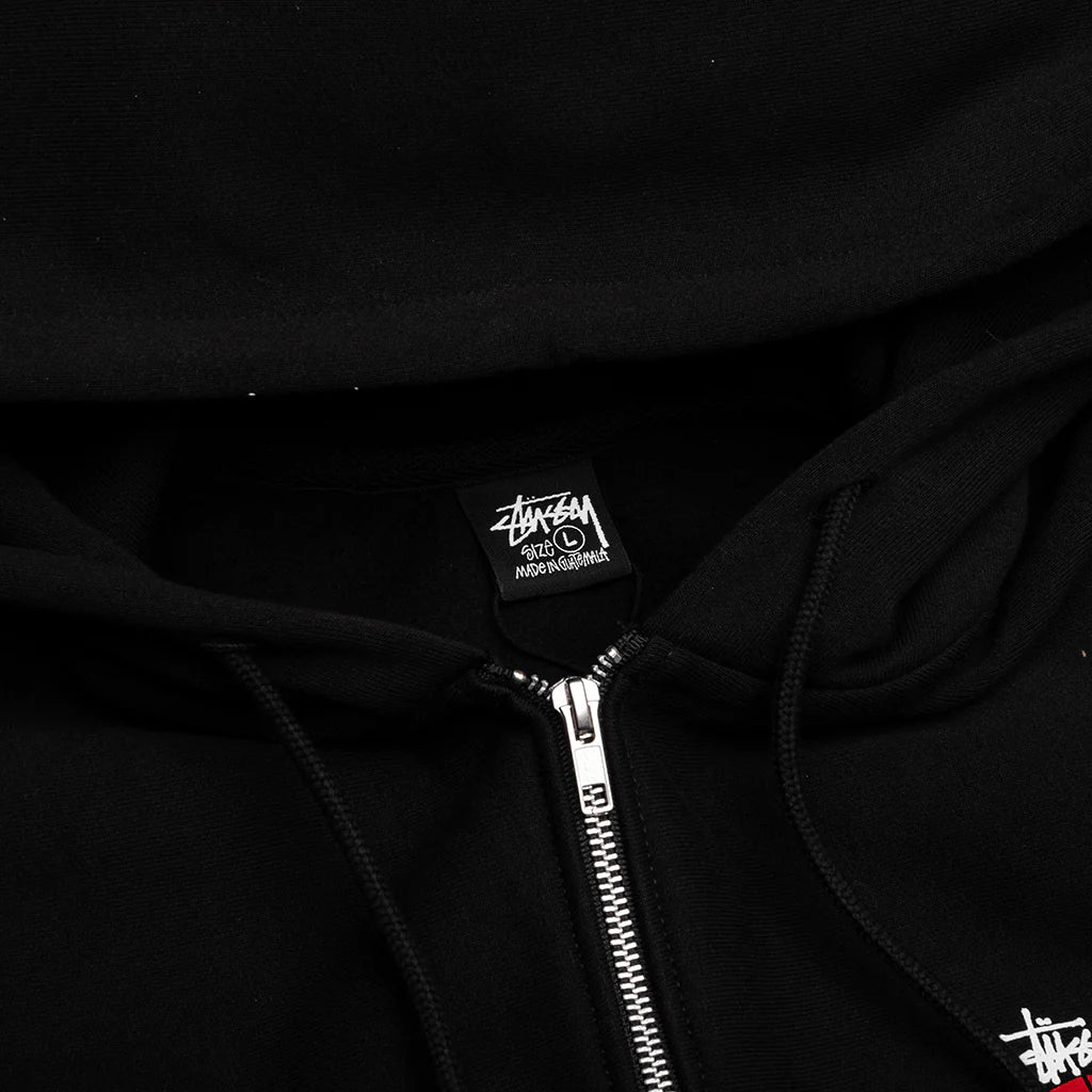 Superior Quality Zip Hoodie Black