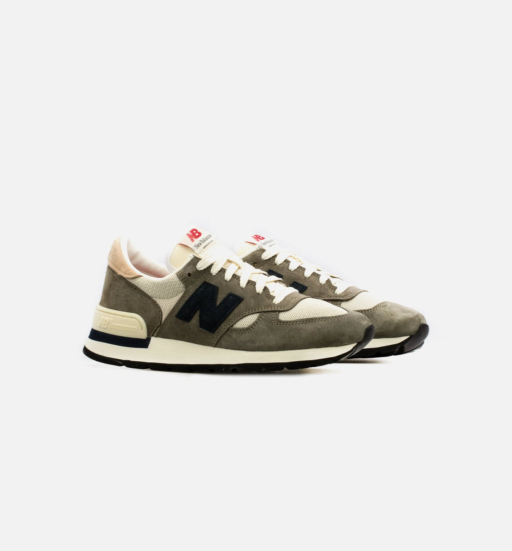 MADE in USA 990v1 Core Mens Lifestyle Shoe Olive Green White
