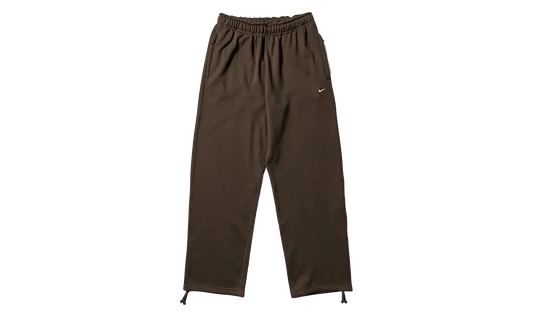 Solo Swoosh Fleece Open-Hem Pants "Dark Hazel / White" HV1090 212