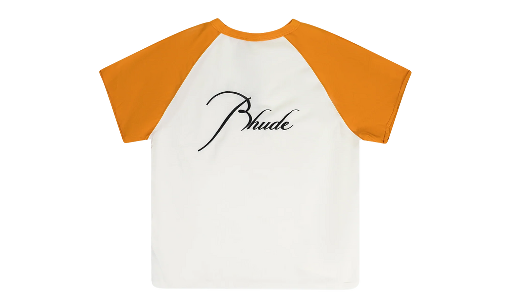 Raglan T-Shirt "White / Orange" RHDMTPS0144 ORN