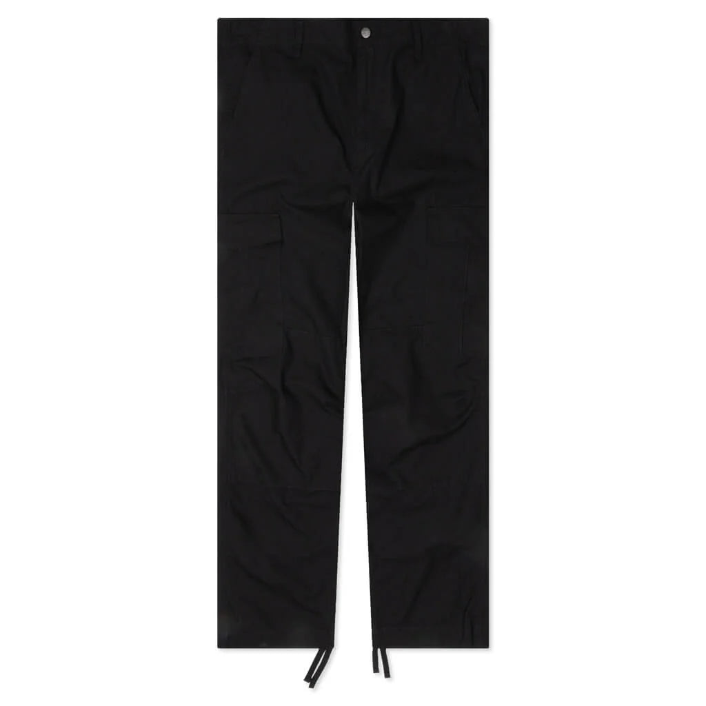Regular Cargo Pant Rinsed Black
