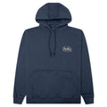 Oval Logo Hooded Sweatshirt Washed Blue