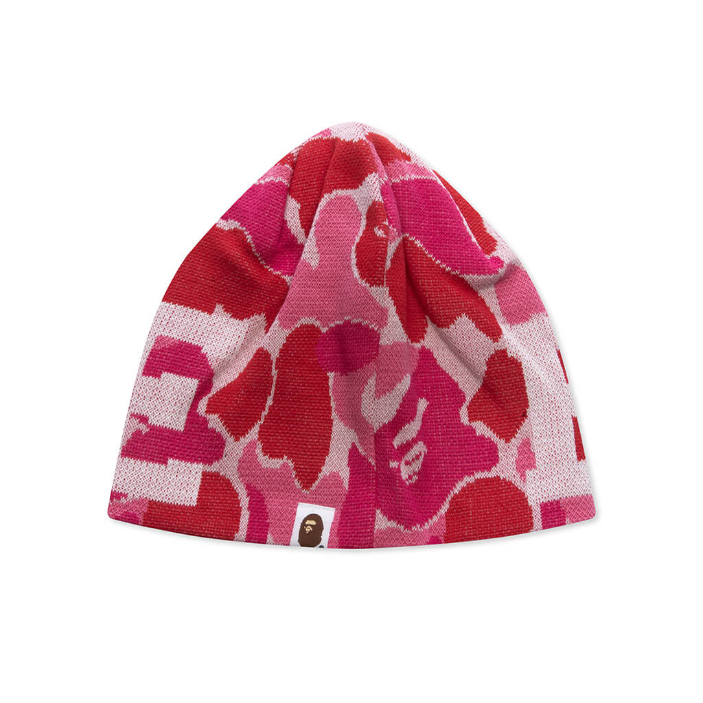 ABC Camo Knit Cap Pink