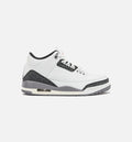 Air Jordan 3 Retro Cement Grey Mens Lifestyle Shoe Summit White Fire Red Cement Grey Black