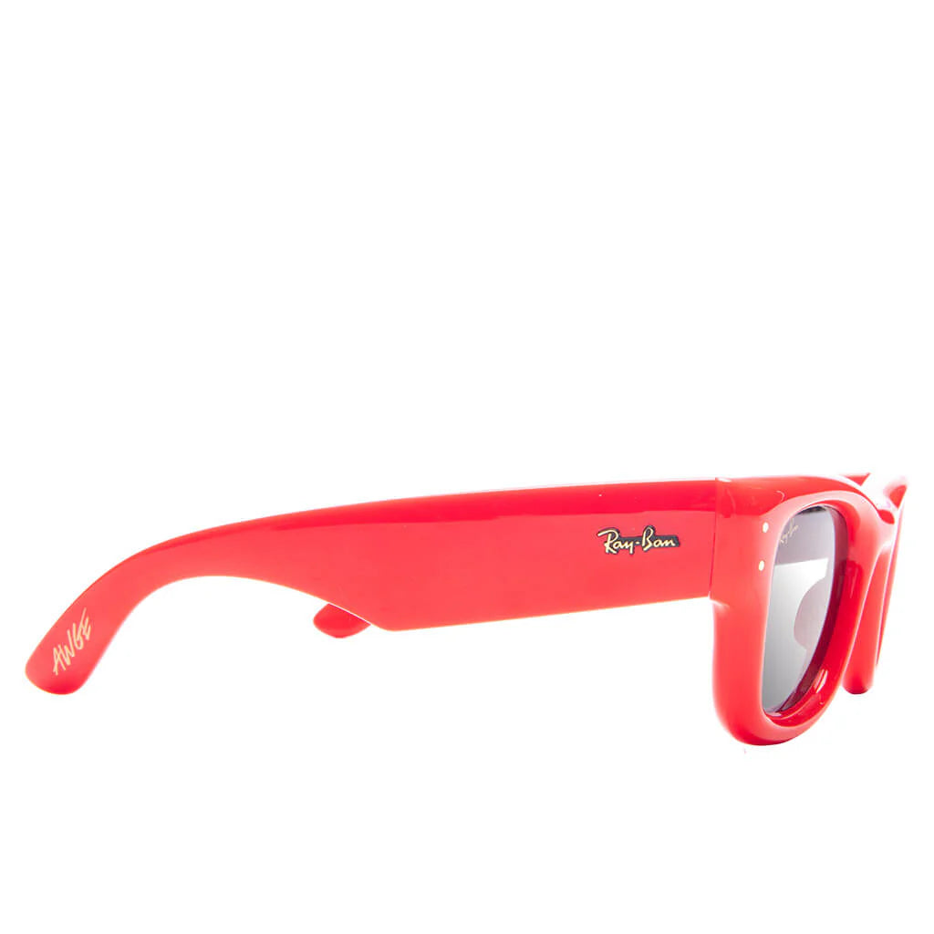 AAP Rocky x Ray Ban Wayfarer Puffer Polished Red
