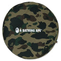 1st Camo Circle Fluffy Beads Cushion Green