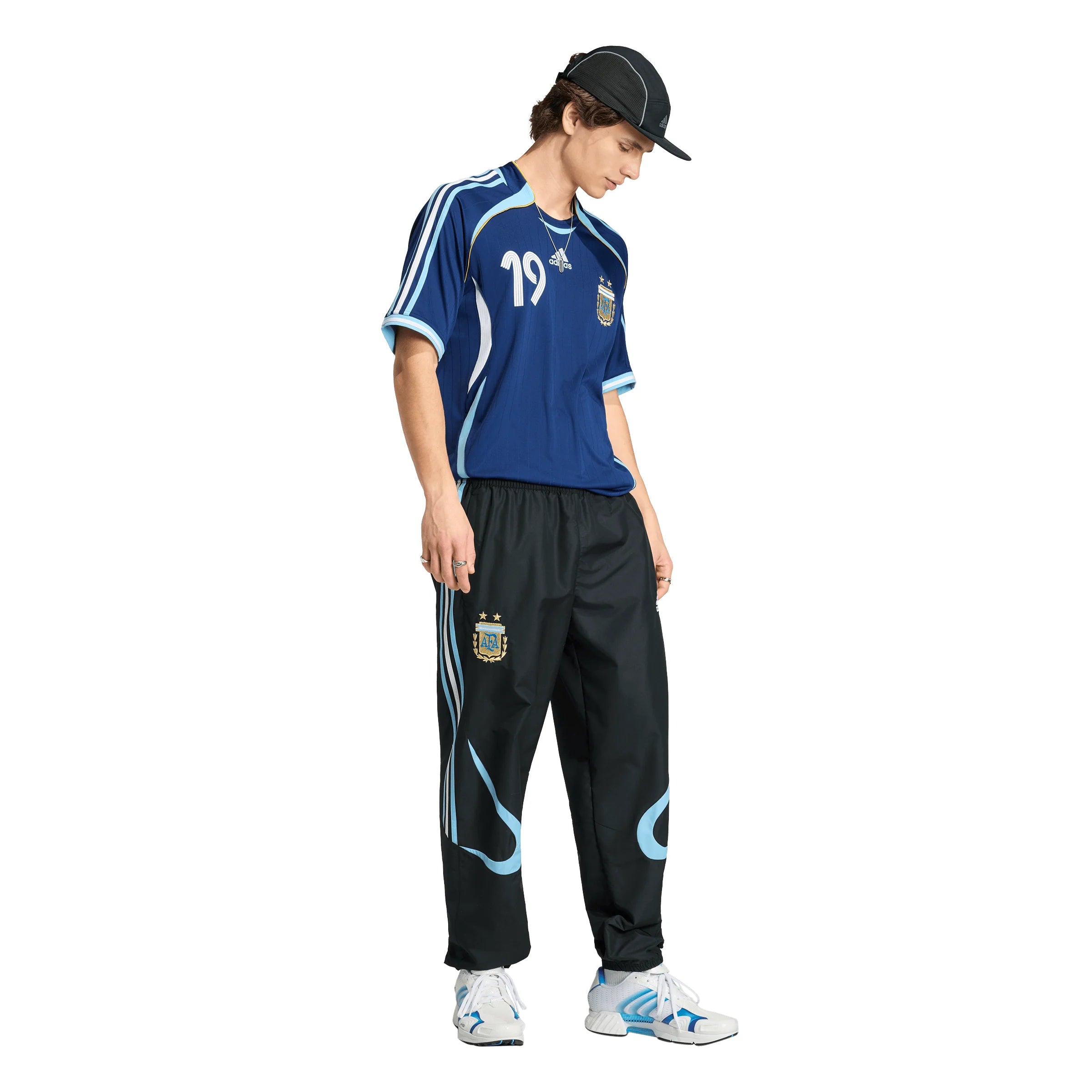 adidas Argentina Away Messi Mens Soccer Jersey 2006 Dark Blue