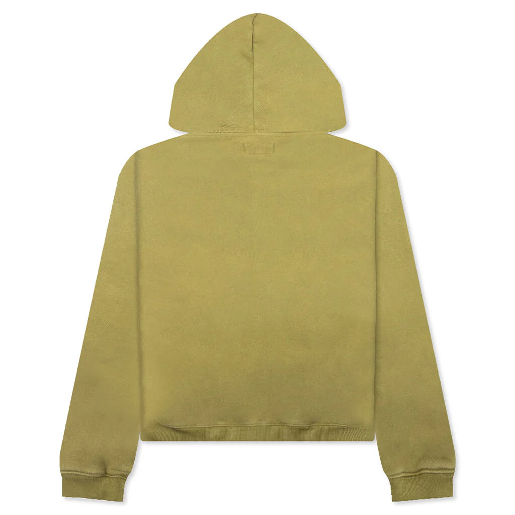 Outline Zip Hoodie Olive