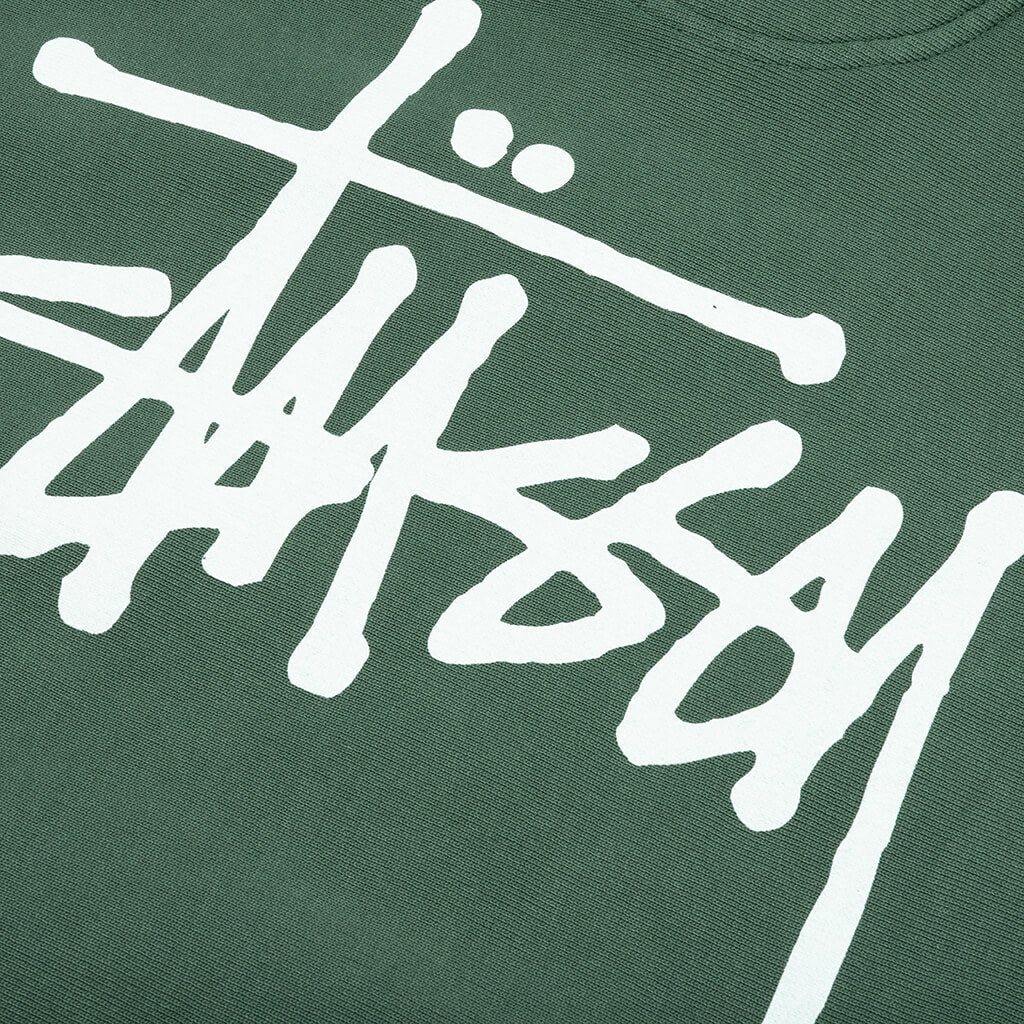 Basic Stussy Pigment Dyed Hoodie Forest