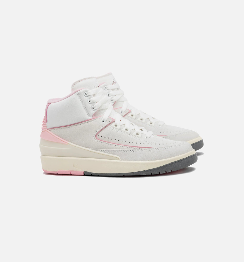 Air Jordan 2 Retro Soft Pink Womens Lifestyle Shoe Summit White Medium Soft Pink Free Shipping