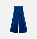 Jeremy Scott Velour Track Pant Womens Pants Blue