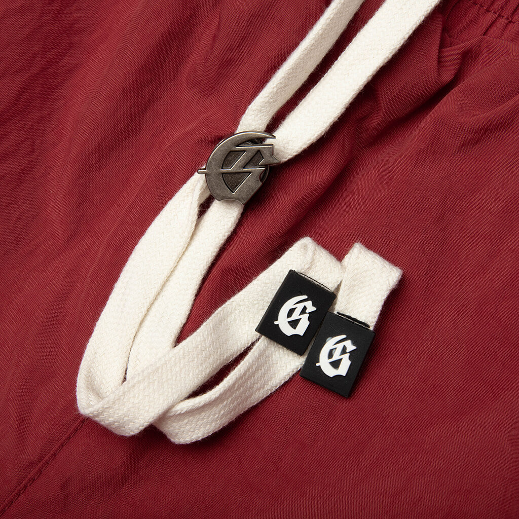 Anvil 3 Quarter Shorts Red