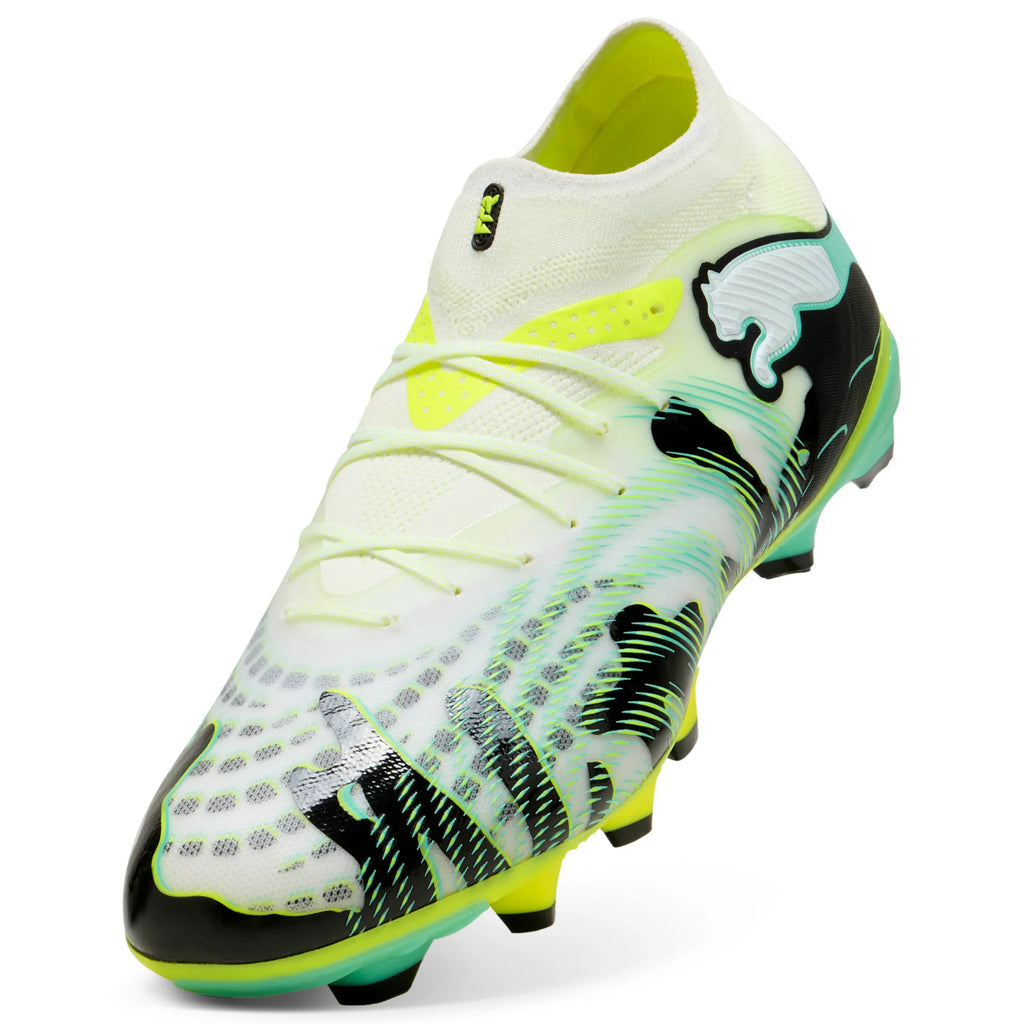 PUMA Future 9 Pro Creativity FG AG Firm Multi Ground Mens Soccer Cleats Yellow Mint