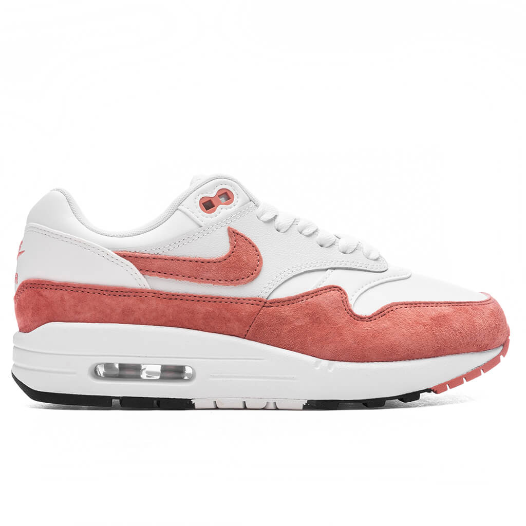Womens Air Max 1 87 White Canyon Pink Summit White Black