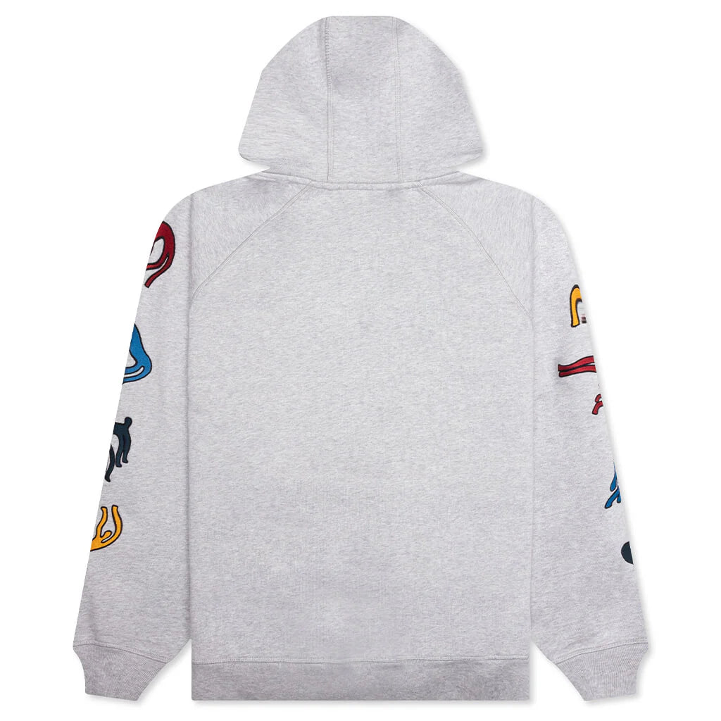 La Chambre Nuit Hooded Sweatshirt Heather Grey