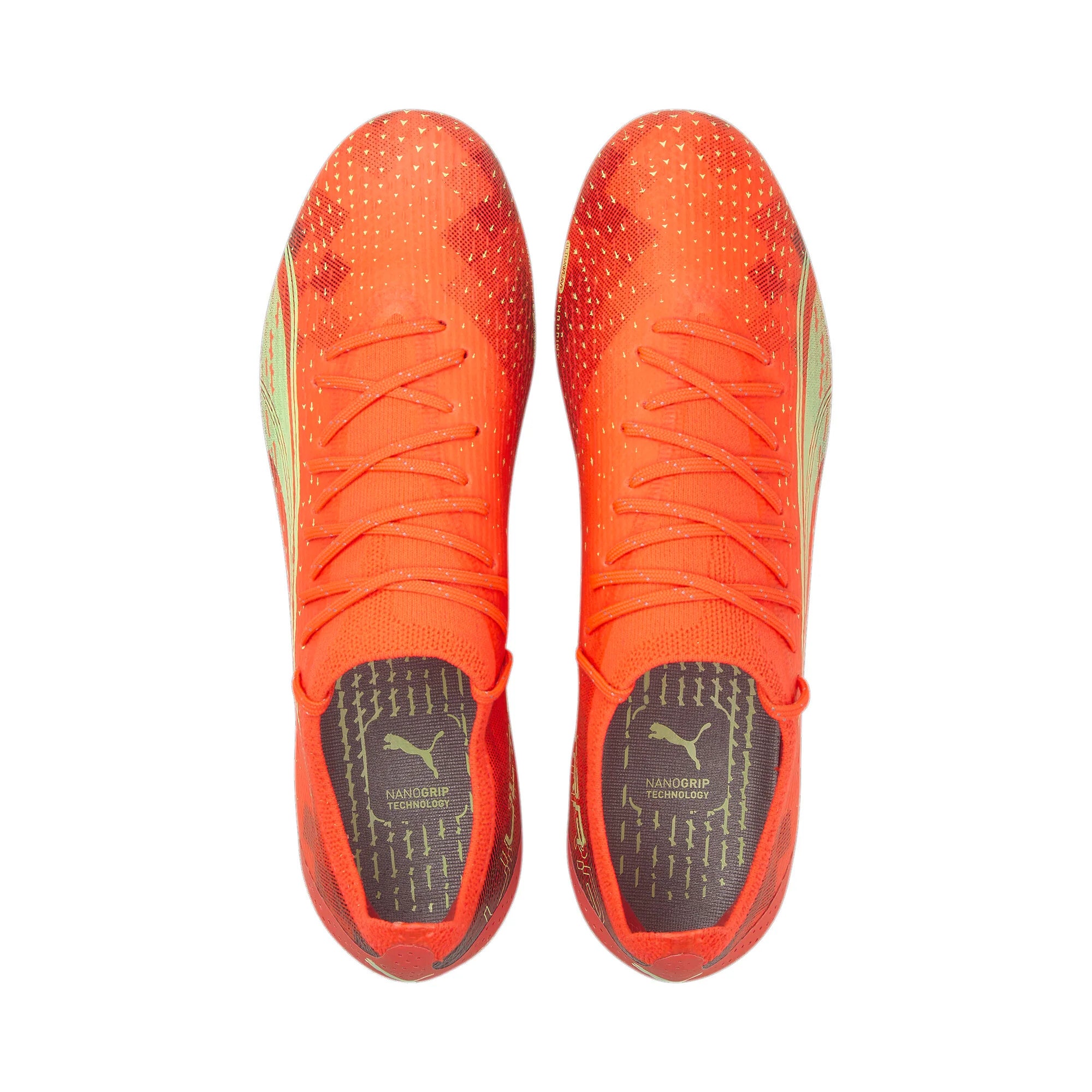 PUMA Ultra Ultimate FG AG Firm Ground Soccer Cleats Fiery Coral Black Salmon