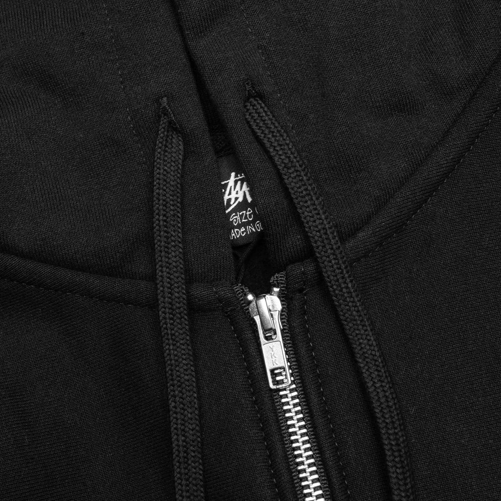 Basic Zip Hoodie Black