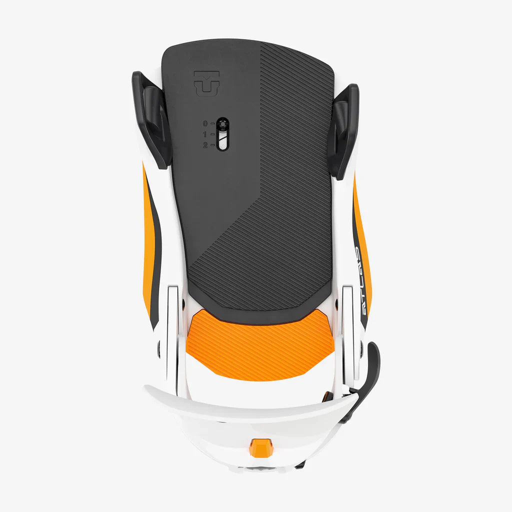 Union Atlas Step On Bindings 2026 White Orange