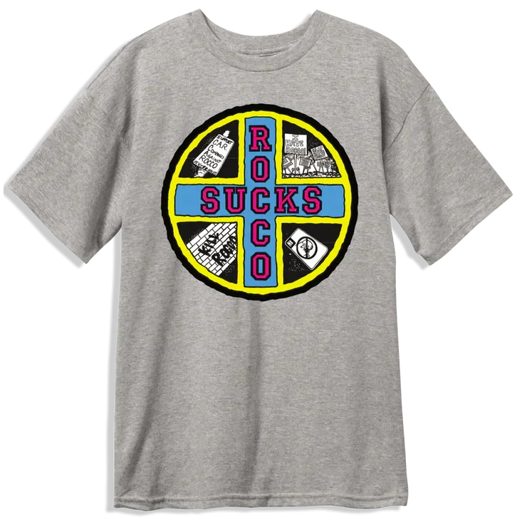 WKND Rocco Sucks Tee Sport Grey