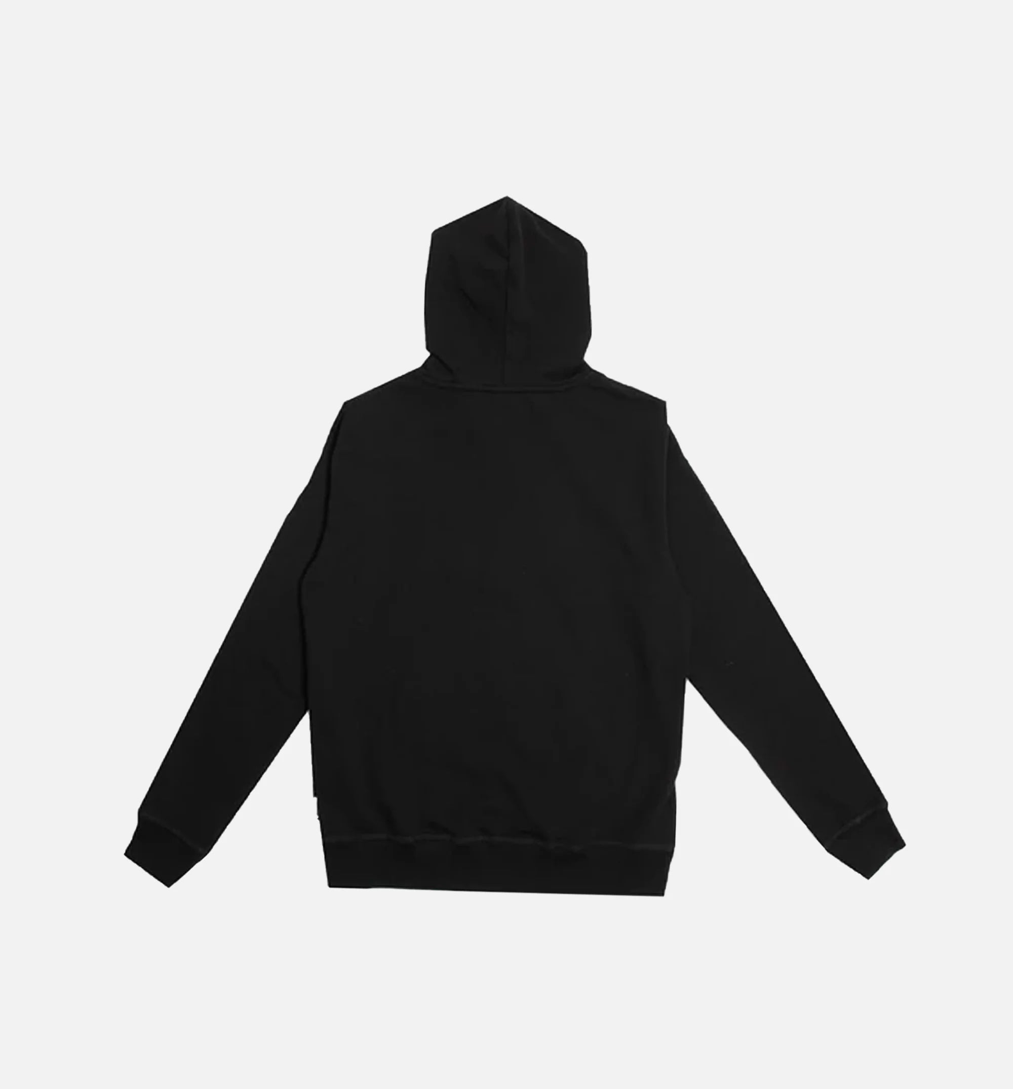 Chenille Mens Hoodie Black Black