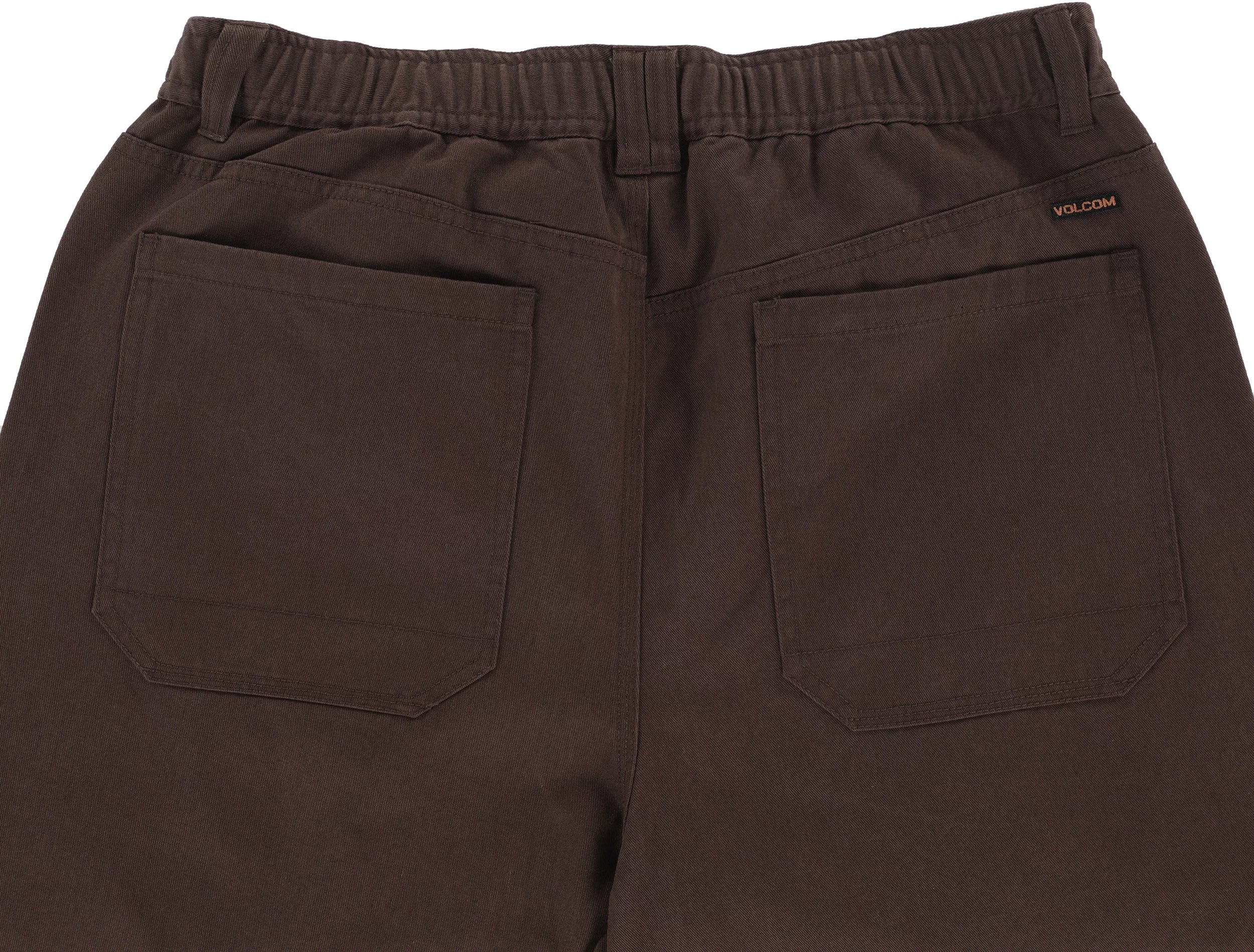 Volcom Chillow Pleated EW Pants Cacao