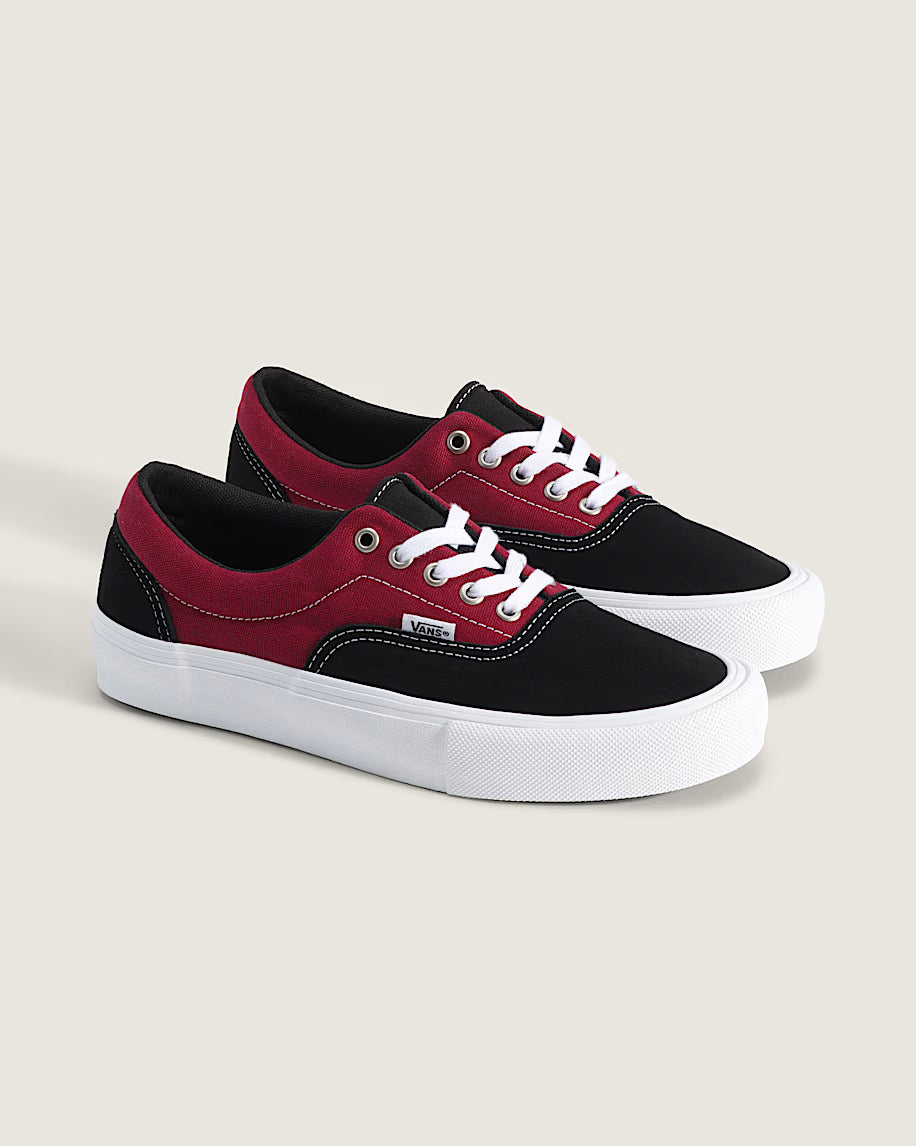 Vans Skate Era Black Dark Red