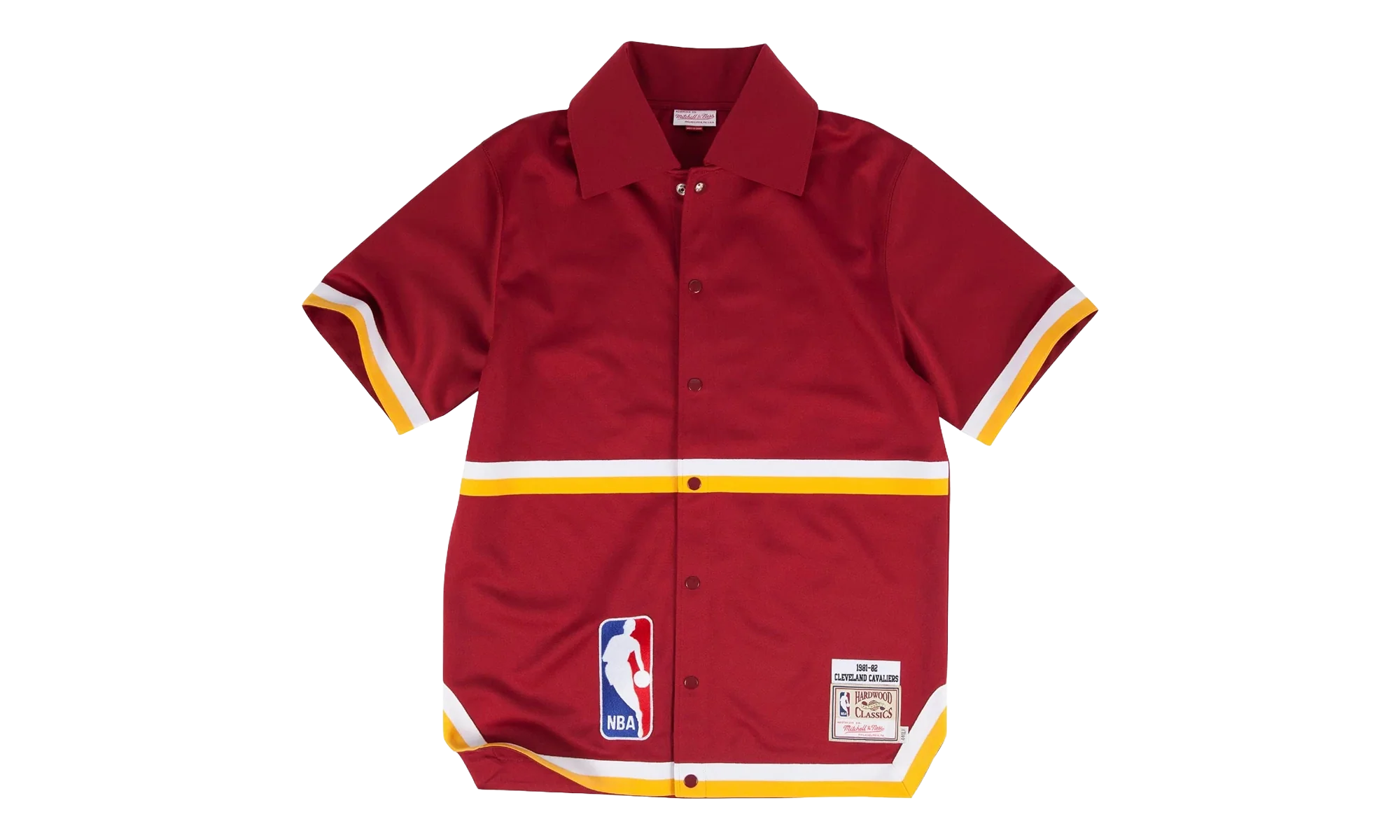 NBA Authentic Shooting Shirt "1981 Cleveland Cavaliers - Burgundy" 735732781CCA