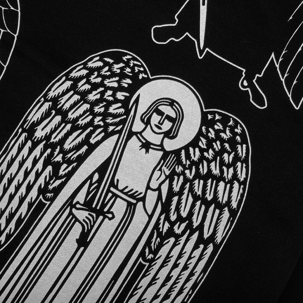 Angel Demon Hoodie Black
