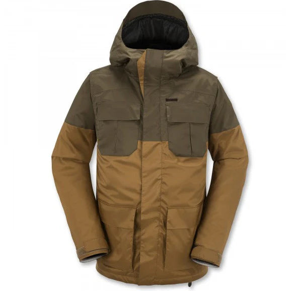 Volcom Alternate Insulated Mens Snowboard Jacket Caramel