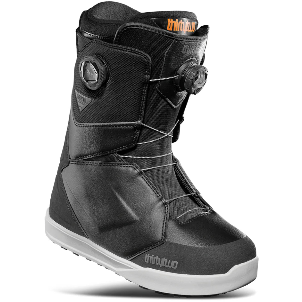 Thirtytwo Mens Lashed Double Boa Boots Black Grey