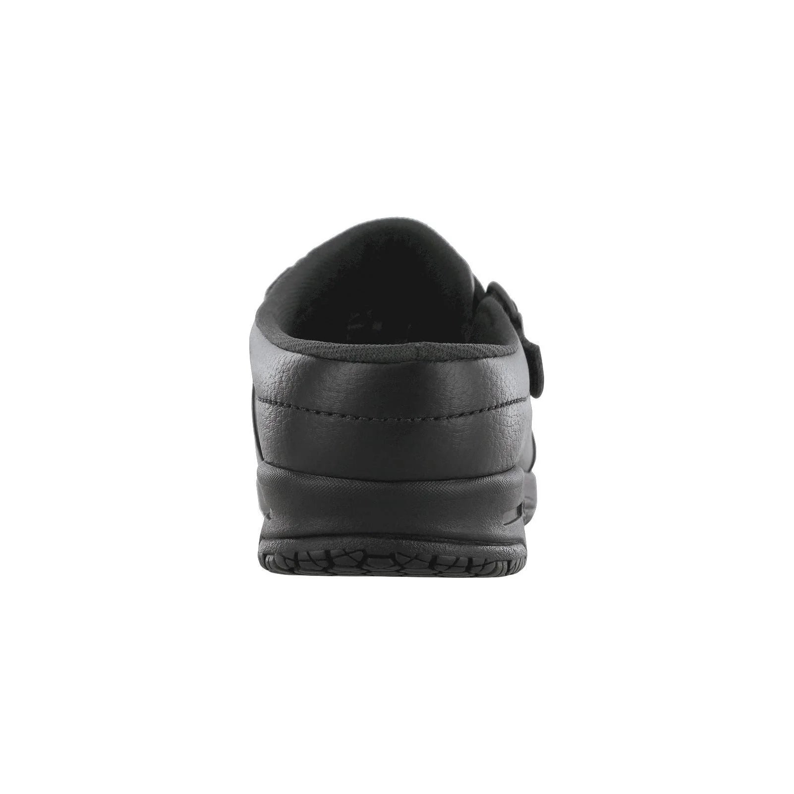 Women's Clog SR Slip Resistant Loafer in Black Wide
