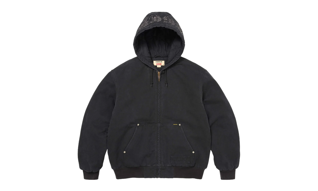 The Great China Wall Hooded Work Jacket "SS26 - Black" SU27511
