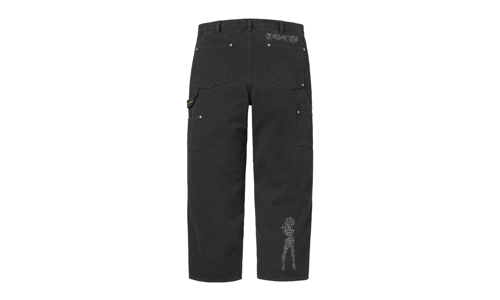 The Great China Wall Double Knee Painter Pant "SS26 - Black" SU27519