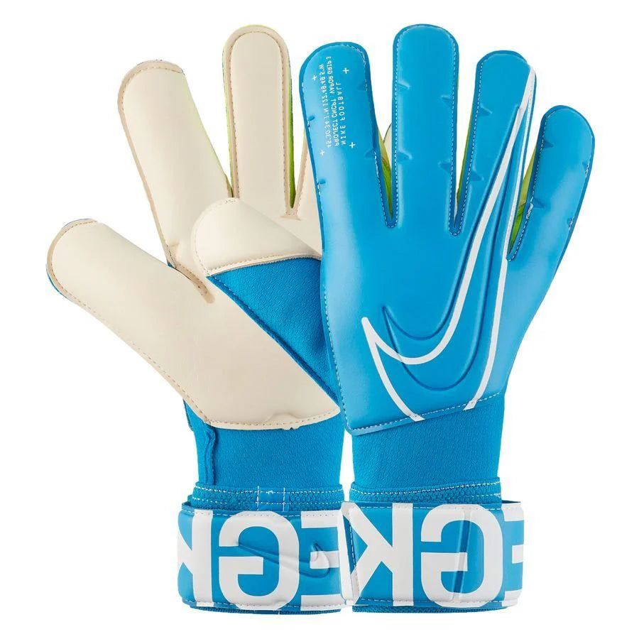 Nike GS Vapor Grip3 Goalkeeper Gloves Blue Hero White