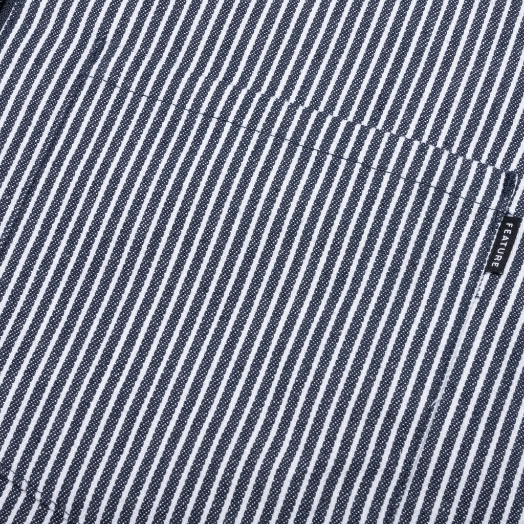 Smith 3 4 Zip Shirt Blue