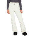Volcom Womens Battle Stretch High Rise Snowboard Pants Off White
