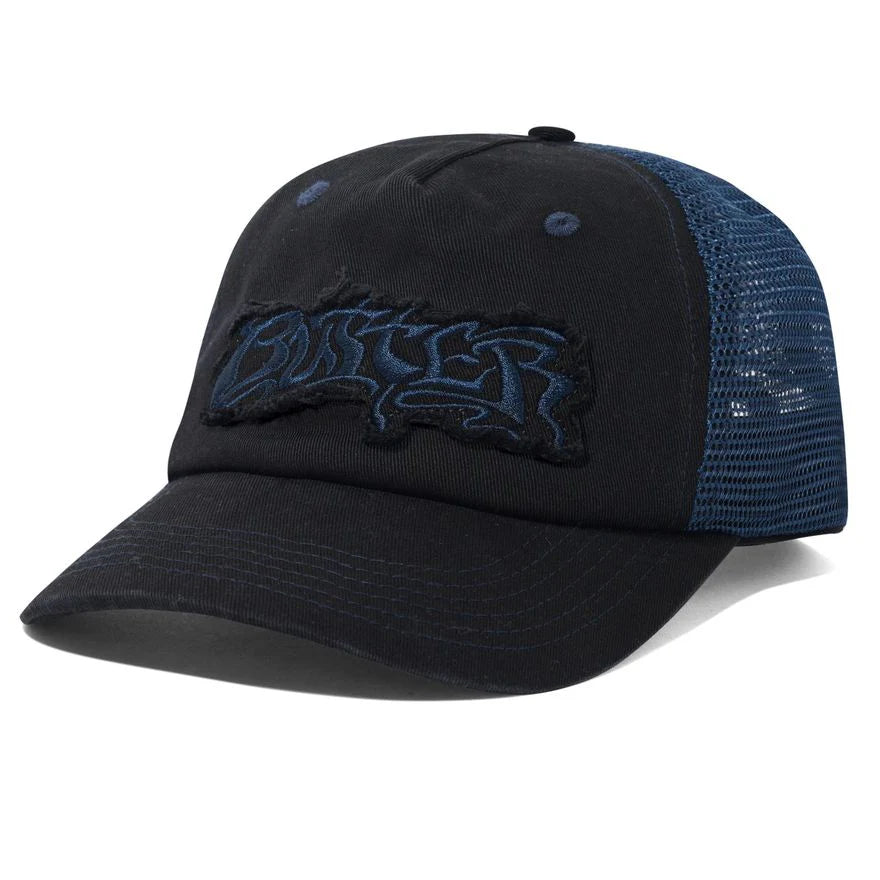 Butter Goods Dummer Trucker Cap Black Navy