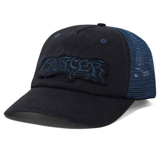 Butter Goods Dummer Trucker Cap Black Navy
