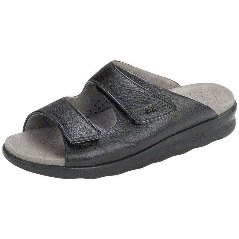Women's Cozy Slide Sandal in Black