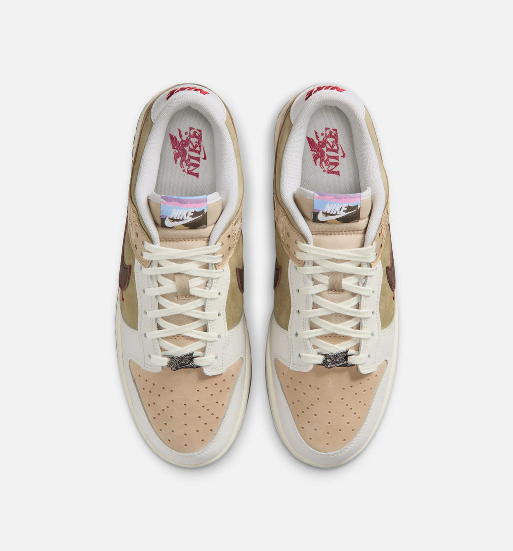 Dunk Low SE Lunar New Year Mens Lifestyle Shoe Linen Phantom Neutral Olive Dark Hazel